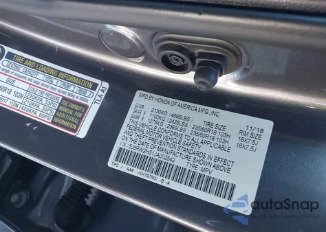 2018 Honda Cr-V Ex из США, поврежденный, VIN 5J6RW2H51JA002542